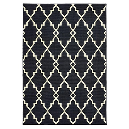 Oriental Weavers 8 ft. 6 in. x 13 ft. Marina Rectangle Rug Black M7763K259396ST